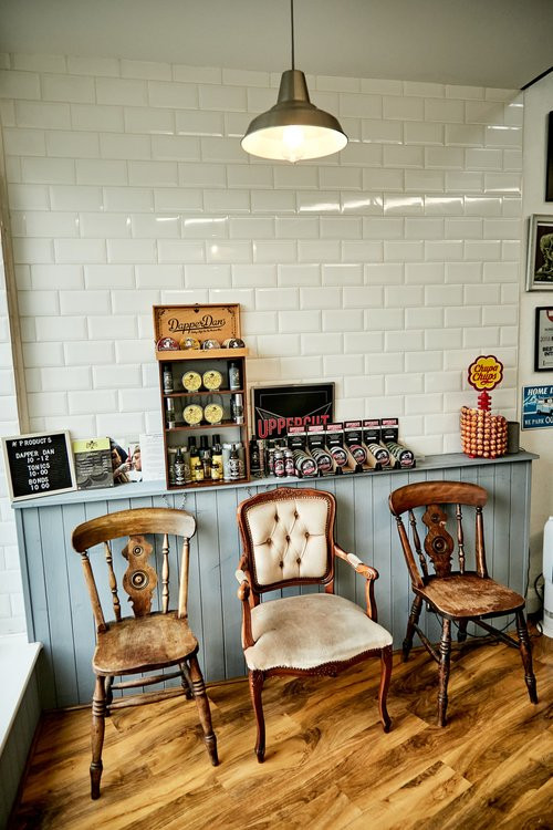 Bond's Barbershop Poole - Waiting area